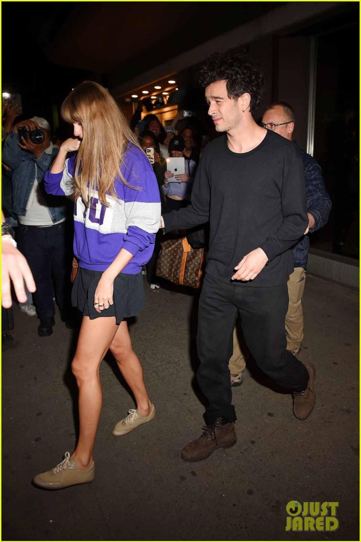 Taylor Swift y Matty Healy, cuya breve relación sigue siendo tema de especulación en la música