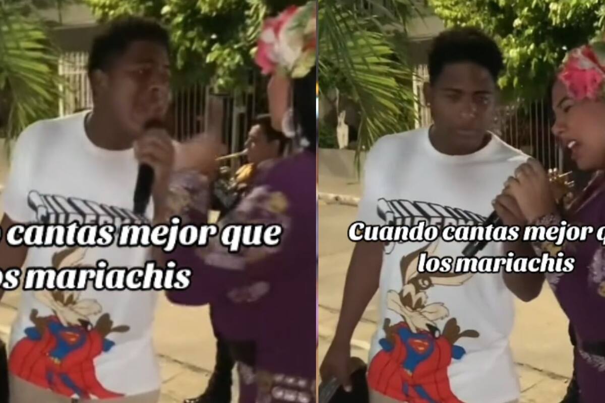 Joven presume su increíble voz de mariachi junto con una banda y se vuelve viral “Se me olvidó otra vez”