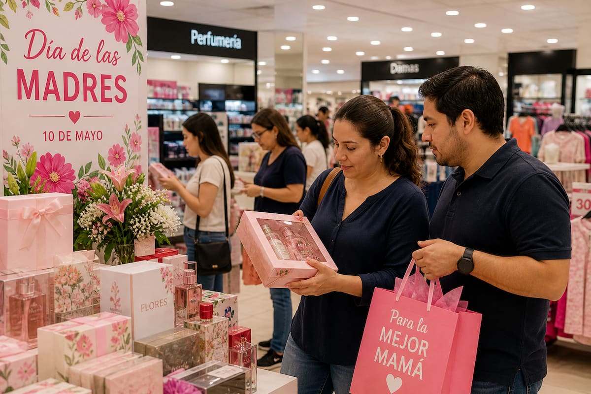 Día de las Madres dejará derrama económica de 5,901 millones de pesos en la CDMX, estima Canaco, con un gasto promedio de hasta 1,900 pesos por familia