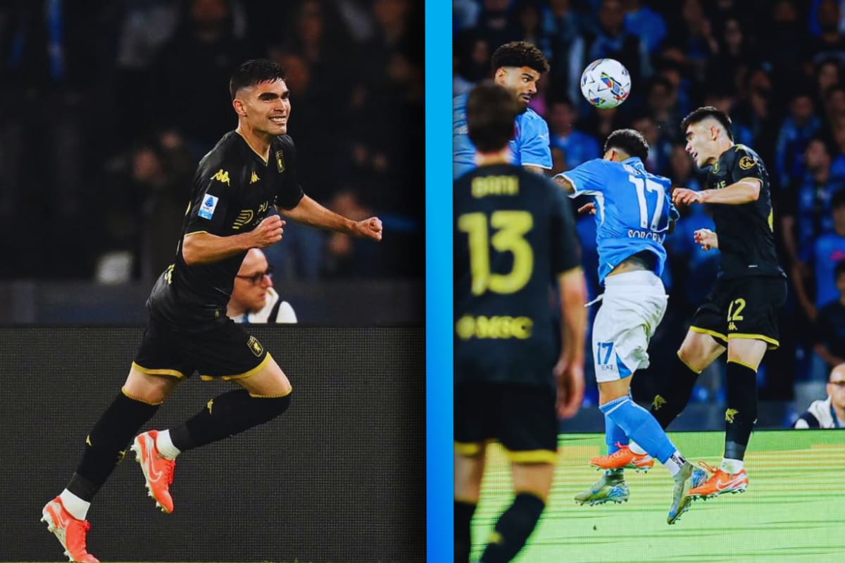 Johan Vásquez rescata el empate para el Genoa frente al Napoli; cumplió 100 partidos con el Club en Serie A