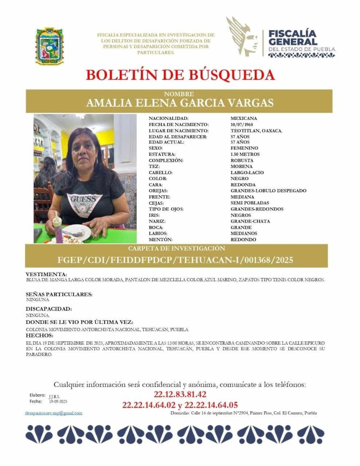 Una cámara de seguridad captó el momento en el que sujetos secuestraron a Amalia Elena de 57 años, en la colonia Movimiento Antorchista Nacional, en Tehuacán, Puebla. Foto: X de El Universal Puebla @UniversalPuebla