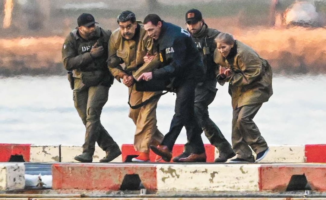 El detenido expresidente de Venezuela, Nicolás Maduro.