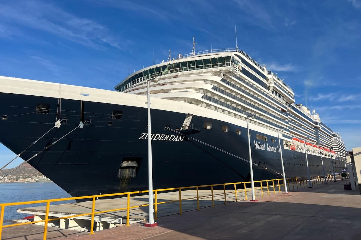 Arriba crucero Zuiderman a Guaymas