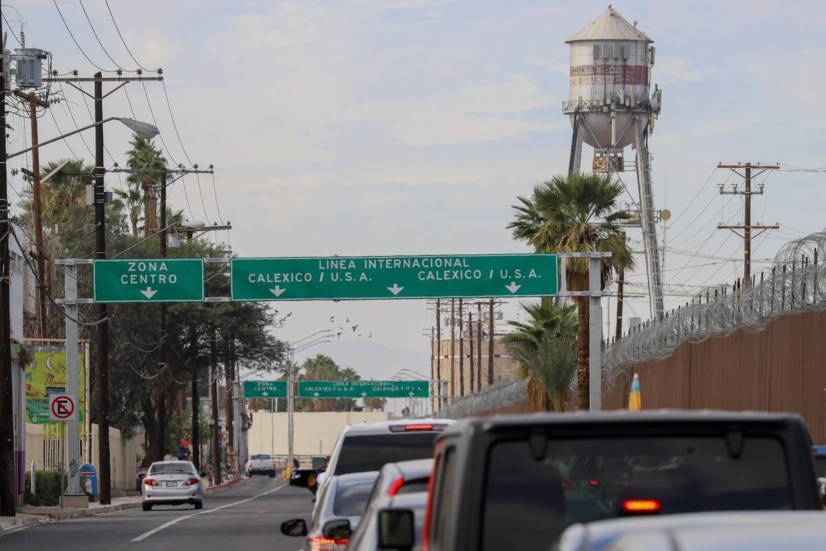 Cambia fecha para obras en la garita Centro de Calexico