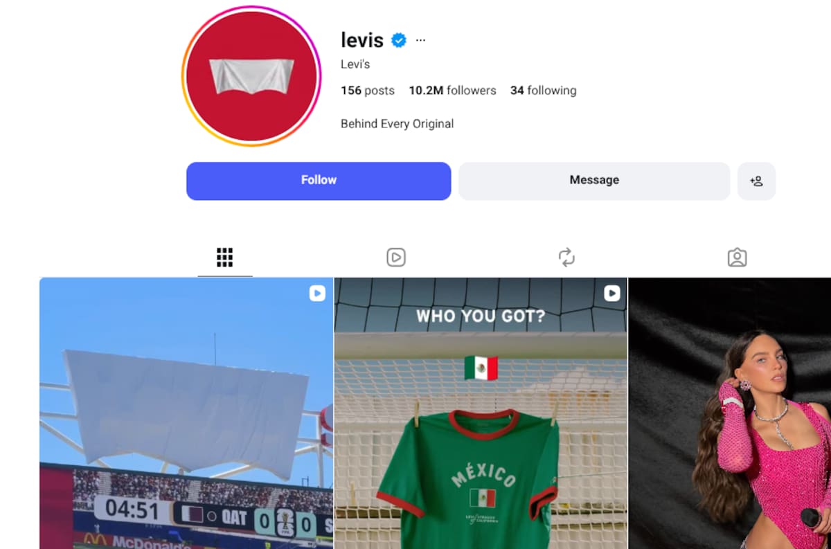 ¿Ingenio? Levi's también aplicó el cambio a su foto de perfil en redes sociales para que el estadio siga siendo ligado a la marca pese a la solicitud de la FIFA.