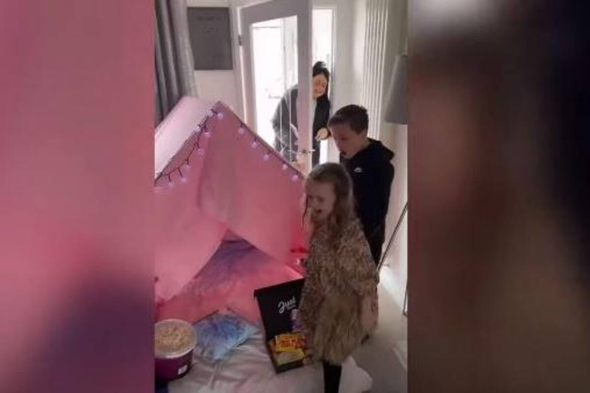 Este hombre le preparó una fiesta muy especial a su hija en su cumpleaños