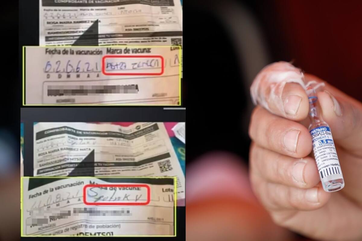 Rosa María mexicana recibe vacunas diferentes y presenta parálisis facial