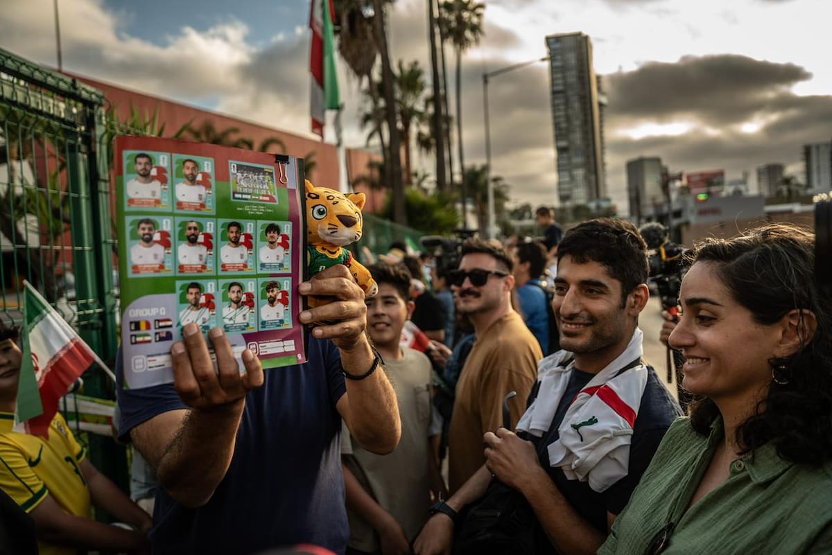 La selección iraní fue eliminada tras el empate entre Argelia y Australia. La delegación permanecerá en Tijuana mientras define su regreso a su país. Foto: Border Zoom
