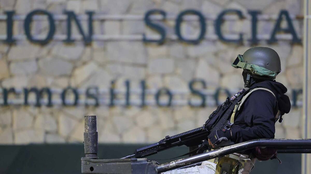 Elementos de la Policía Estatal, Ejercito Mexicano y Guardia Nacional realizan operativo en conjunto. / Especial GH.