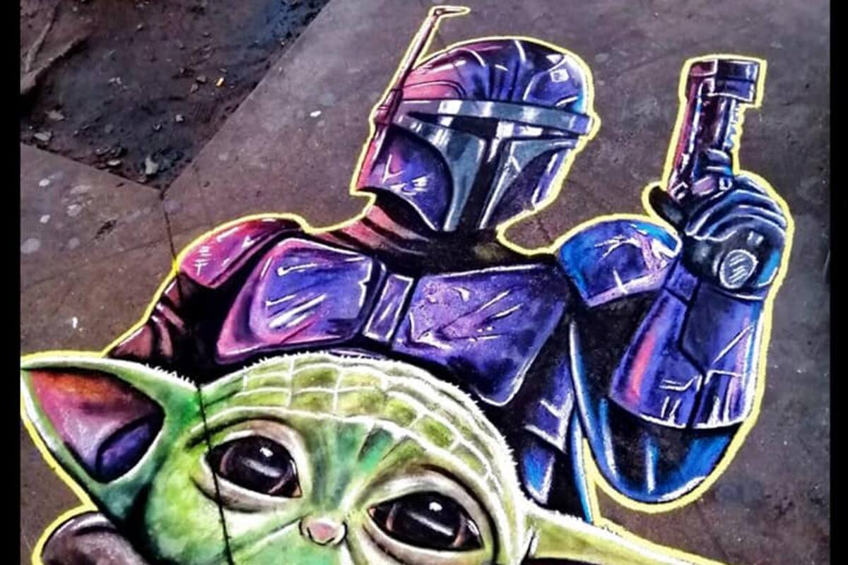 Artista urbano Naitoreido se une a la emoción de Star Wars