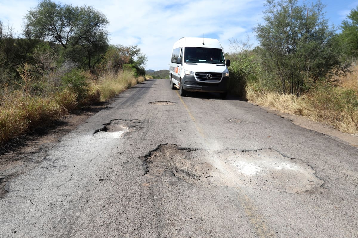 VIDEO Y FOTOS: Está “ingrata” la carretera Hermosillo a El Novillo