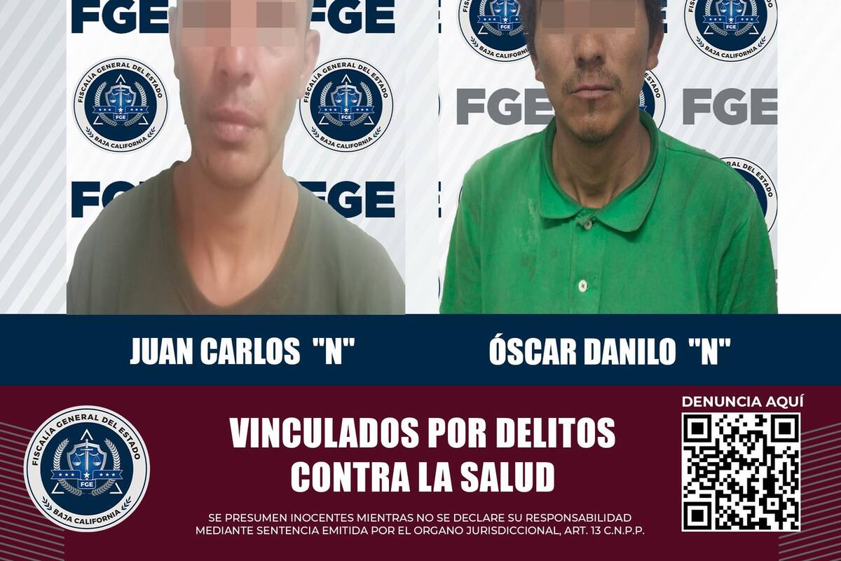 Prisión preventiva para dos hombres por posesión de metanfetamina