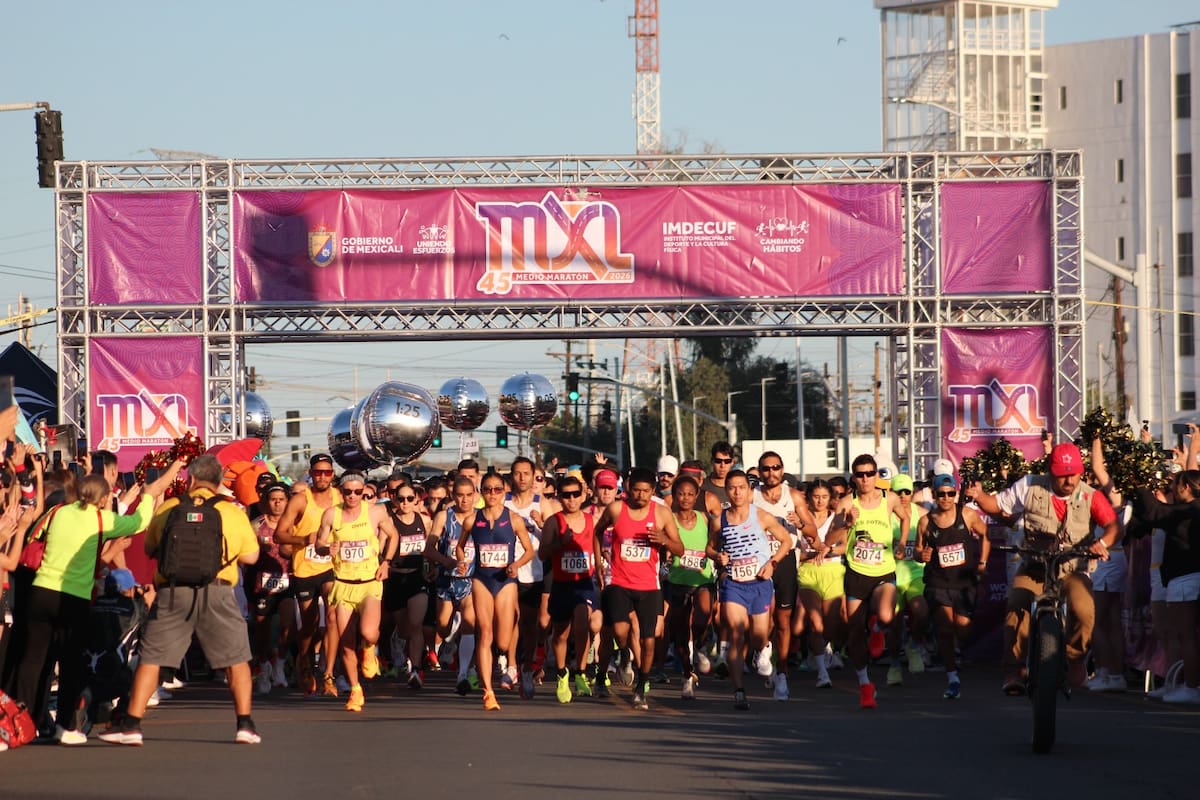 Michoacán domina el Medio Maratón de Mexicali 2026