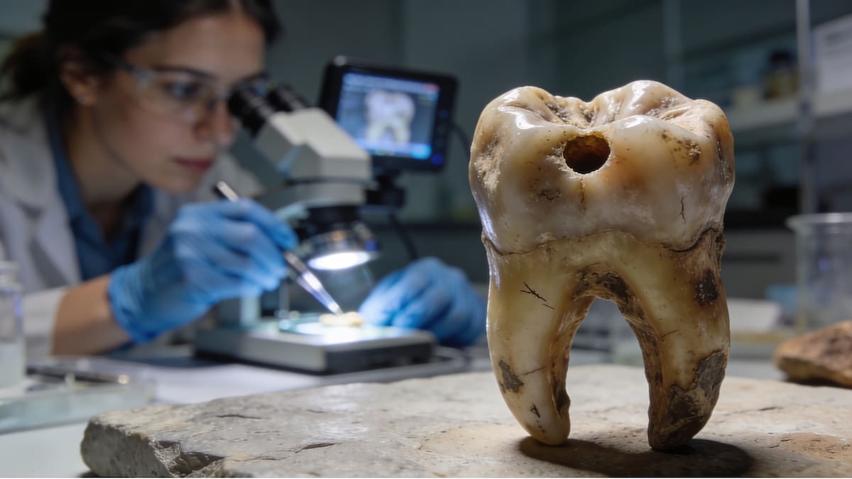 El estudio publicado en PLOS One plantea que el caso podría ser la evidencia más antigua conocida de una posible intervención dental deliberada.
