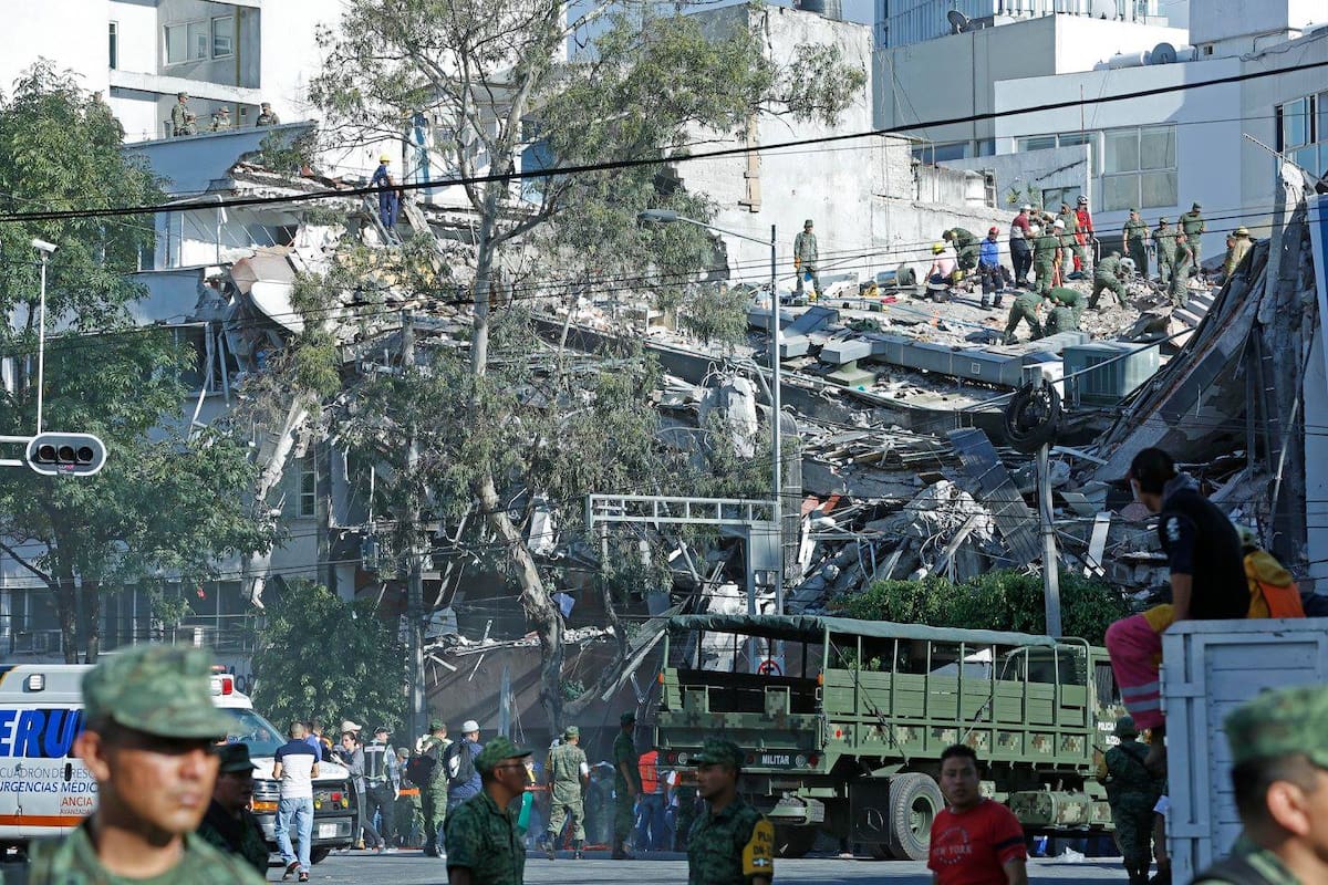 Ciudad de México, 2017. | Crédito: Centro Nacional de Prevención de Desastres