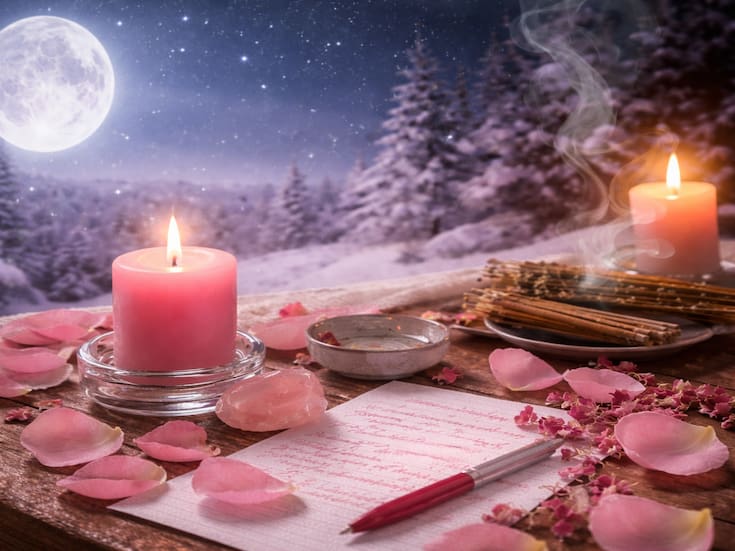 Luna de Nieve 2026: cuándo es, qué significa y el ritual más popular para atraer amor y abrir el corazón