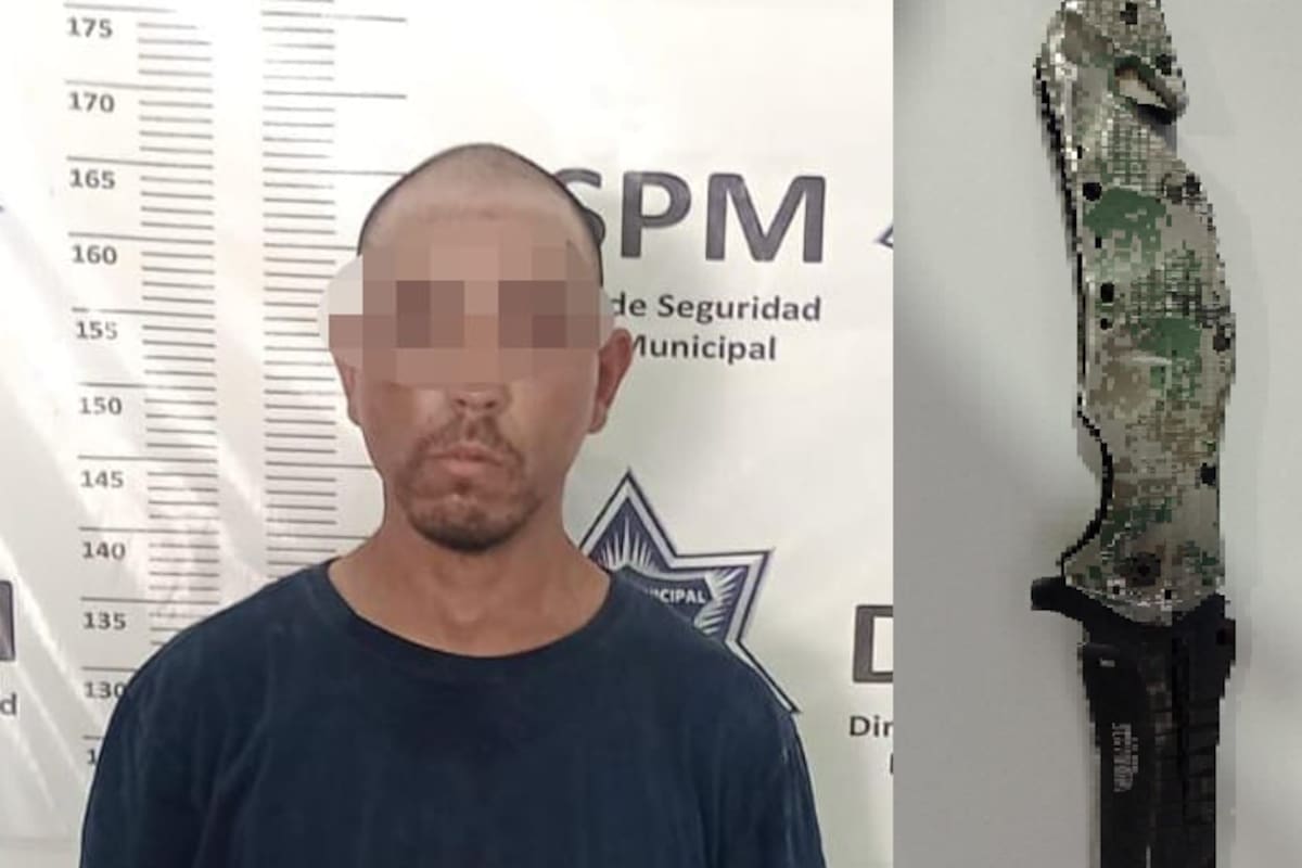 Arrestan a hombre armado que tenía orden de aprehensión por robo violento