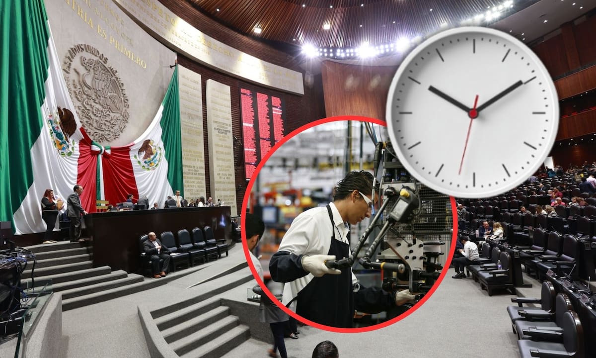 La Cámara de Diputados vota este 21 de abril la reforma de 40 horas para iniciar la reducción gradual de la jornada en 2027, garantizando por ley que no habrá recortes al salario de los trabajadores | Archivo GH, Freepik