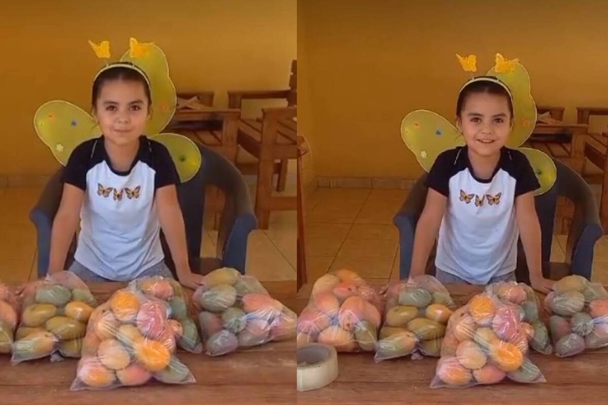 Niña de 6 años emprende su negocio emocionada por comprar útiles escolares