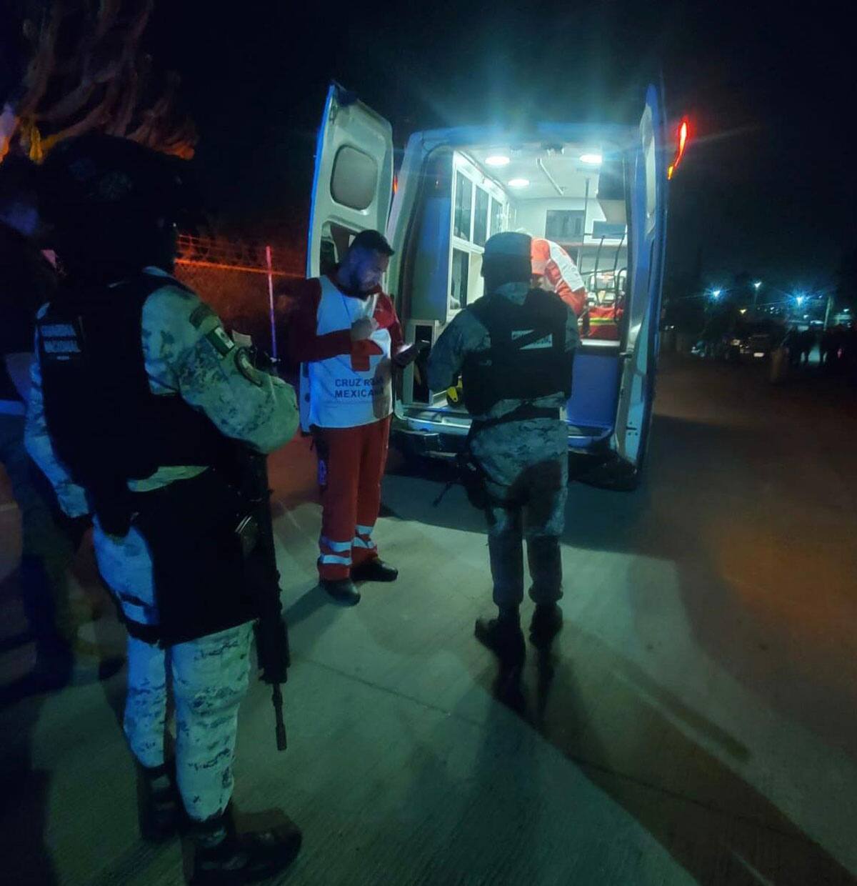 El lesionado tuvo que ser trasladado a un hospital.