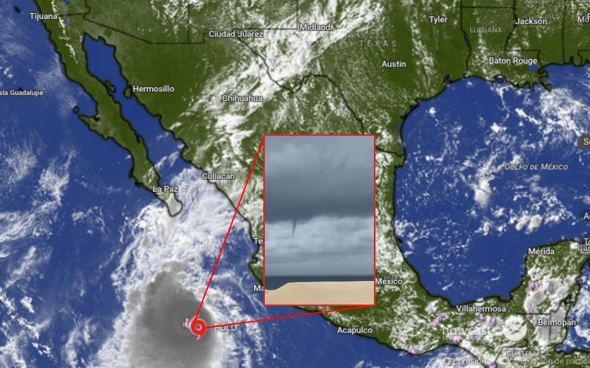 Sigue la trayectoria del Huracán Polo conforme a las actualizaciones de Conagua y el SMN.