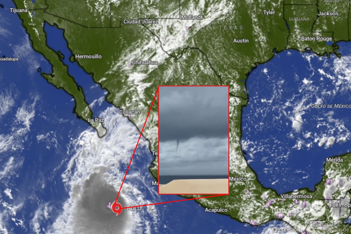 Huracán Polo se acerca a Cabo San Lucas con vientos de 285 km/h