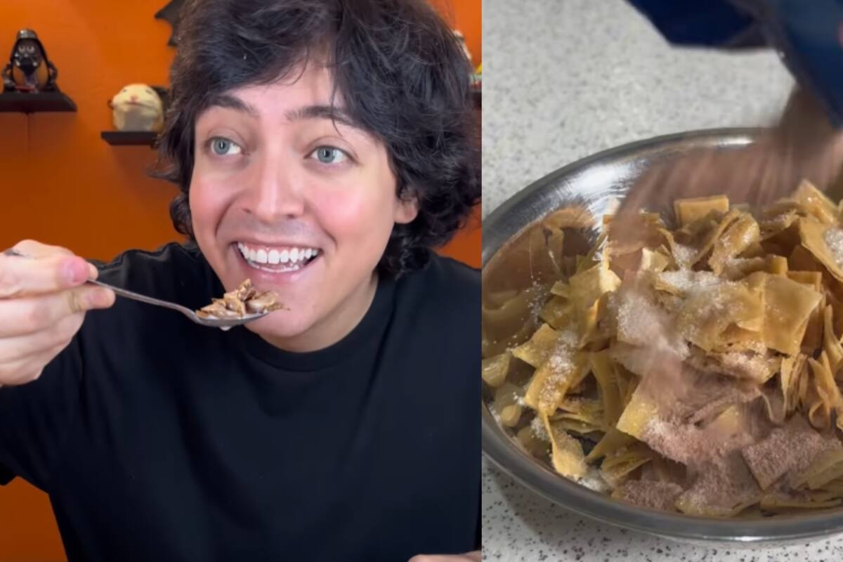 “Pedazos de tortilla frita con azúcar y leche”: joven prepara cereal del Bienestar y se vuelve viral