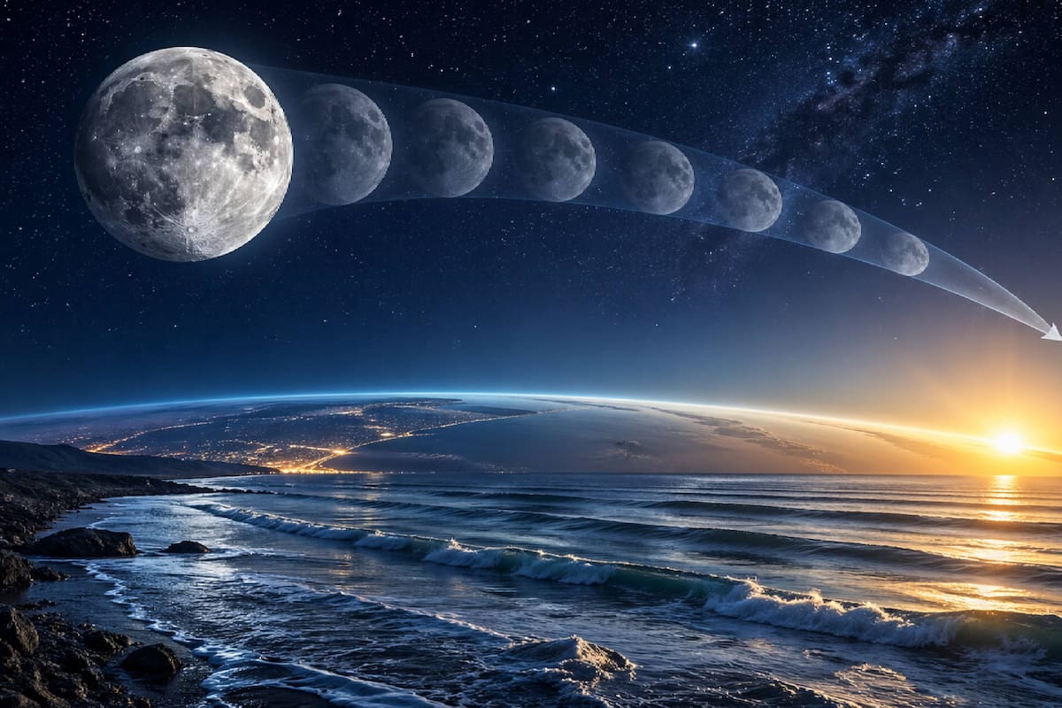 ¿Sabías que la luna se está alejando de la Tierra 3.8 centímetros cada año?