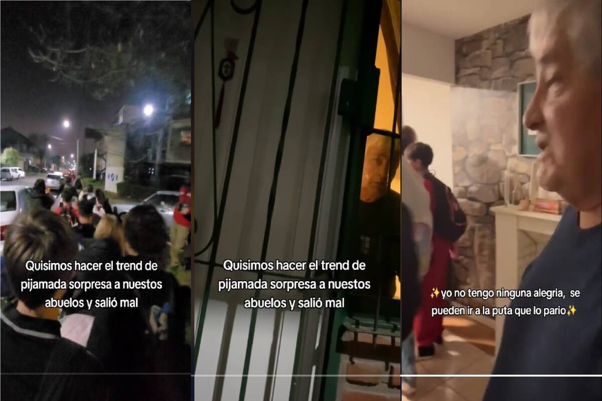VIDEO: Nietos sorprenden a sus abuelos con una pijamada épica y su reacción se vuelve viral