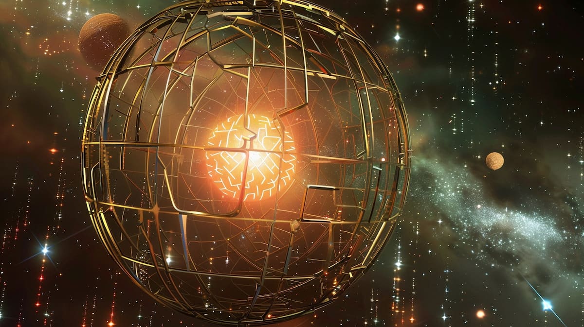 Esfera de Dyson creada por la IA.