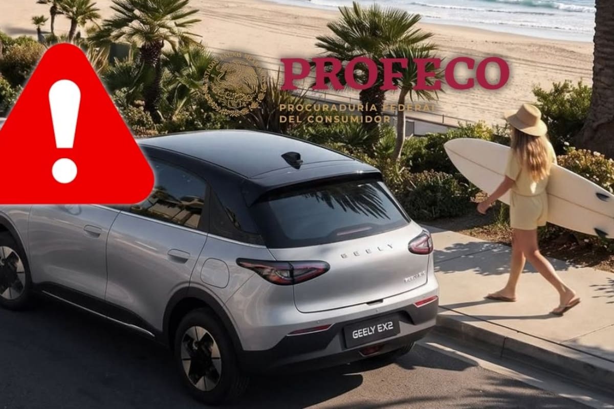 Profeco emite alerta por revisión a autos Geely Emgrand por fallas de deformación en el tanque de gasolina y fuga de combustible