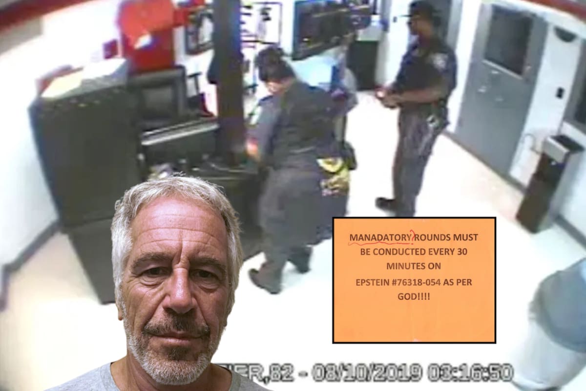 Nuevo video del caso Jeffrey Epstein revela a guardias sin vigilancia la noche de su muerte
