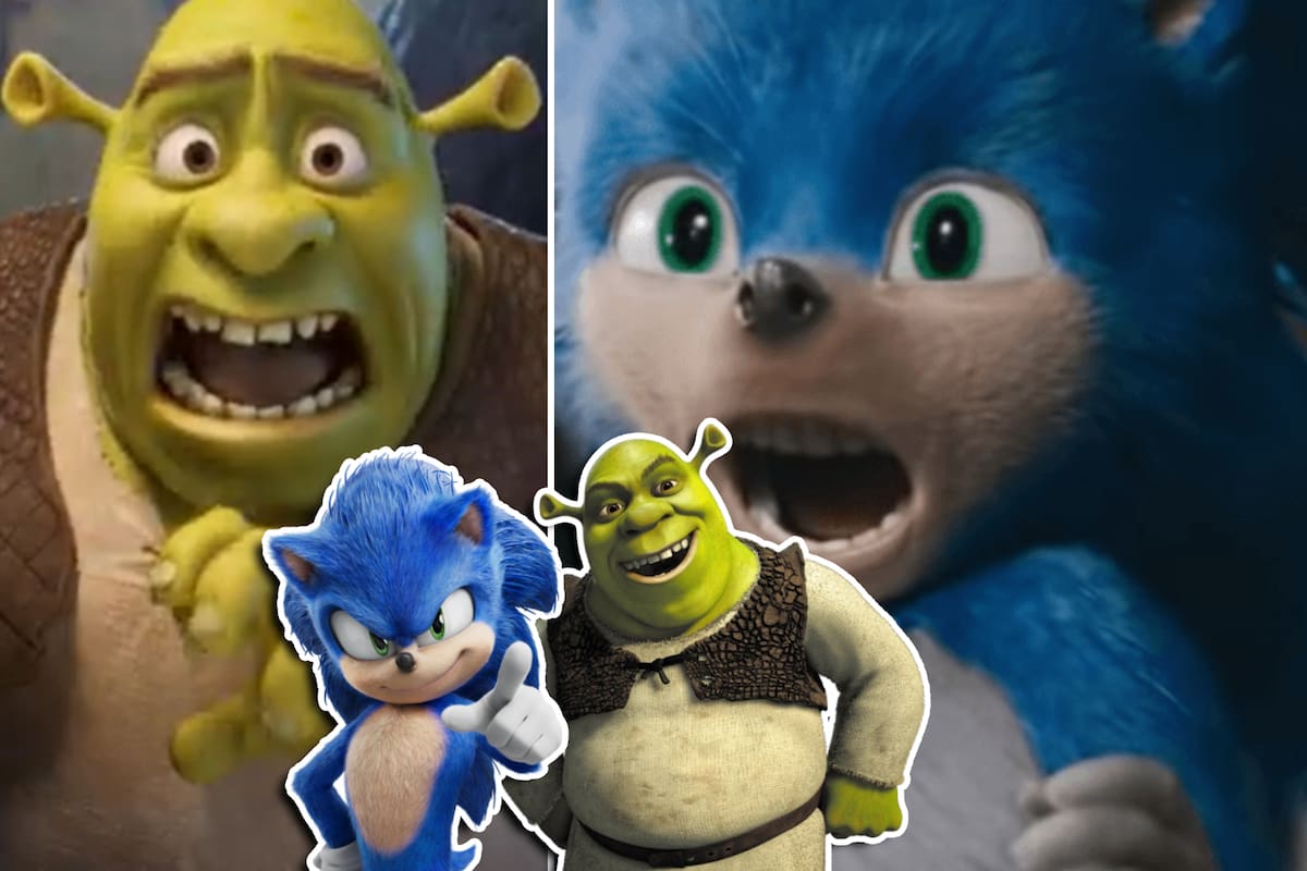 Sonic se burla del rediseño de Shrek 5 en TikTok recordando su misma experiencia