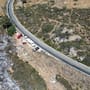Incendio forestal moviliza a bomberos en carretera a Ojos Negros