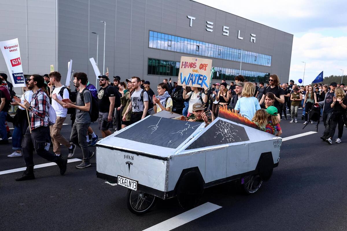 Protestas en Tesla Alemania: ¿Por qué intentaron entrar a la compañía de Elon Musk en Berlín?