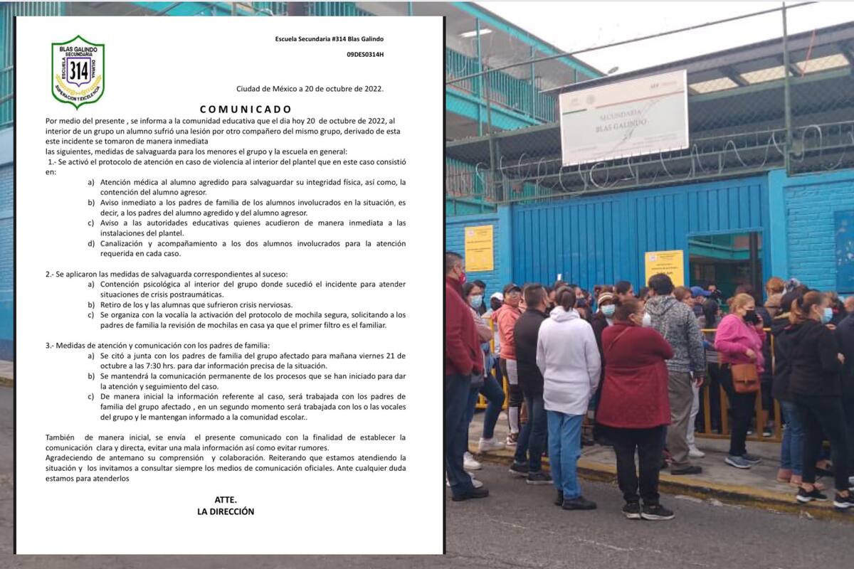 Apuñala a su compañero de la secundaria en Iztapalapa