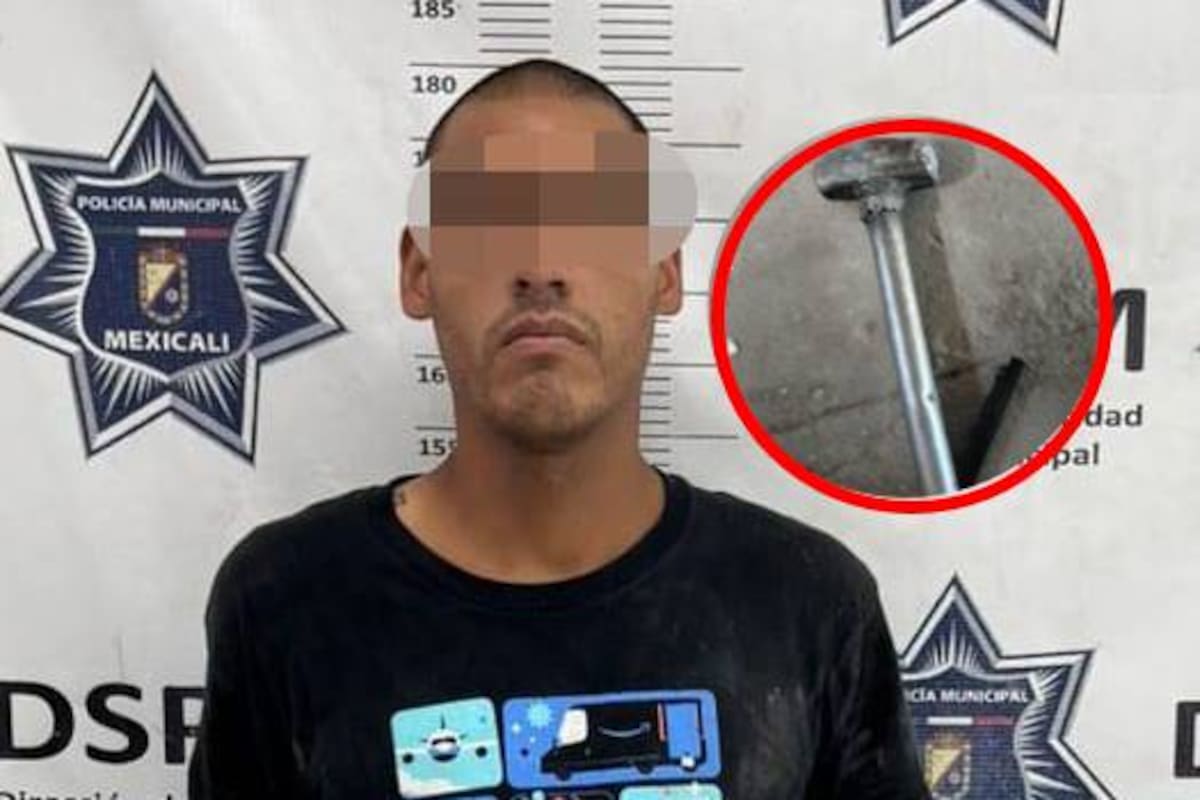 Golpea a hombre con un marro en la cabeza en un centro de rehabilitación