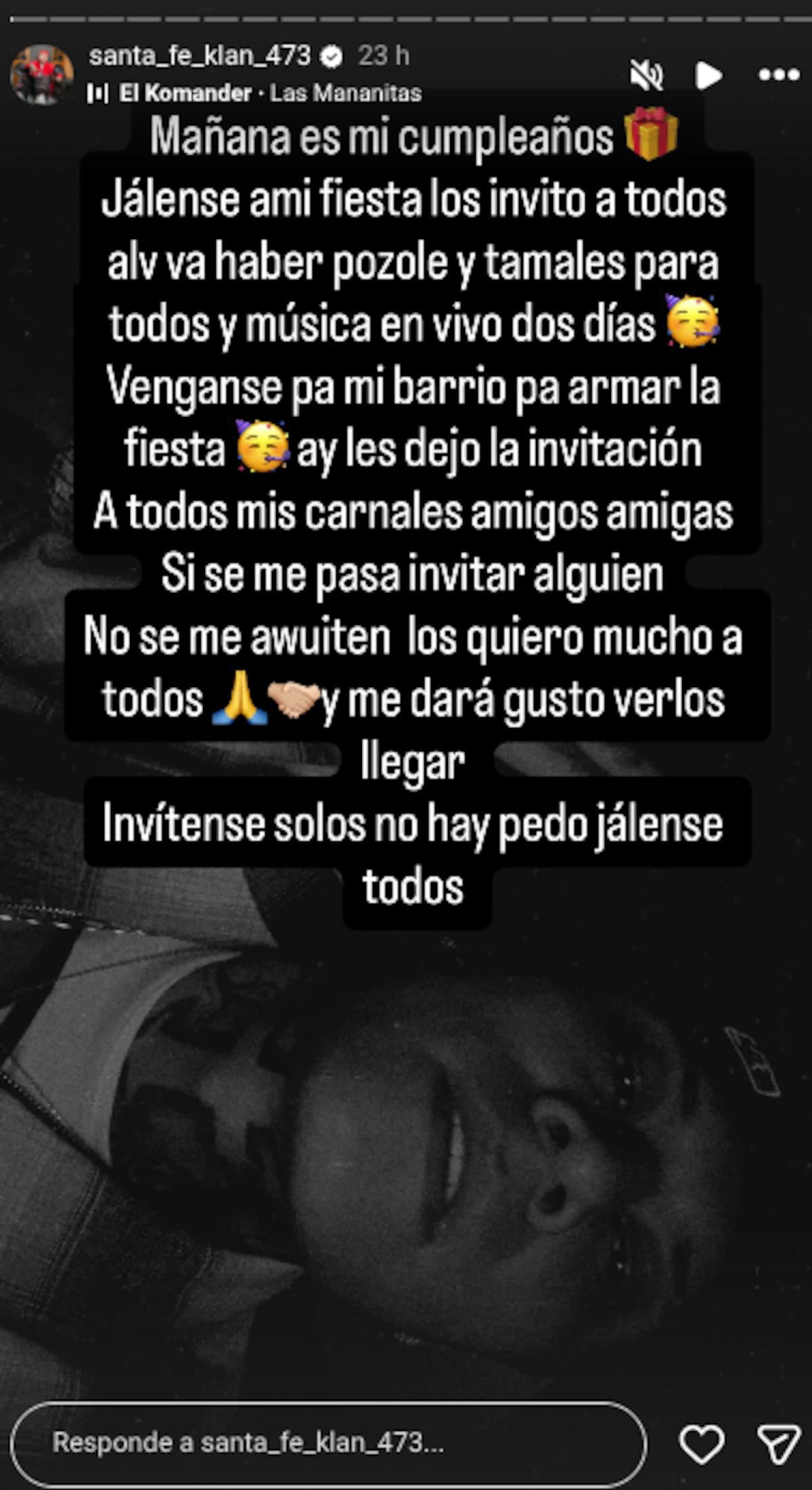 Captura | Instagram: @santa_fe_klan_473