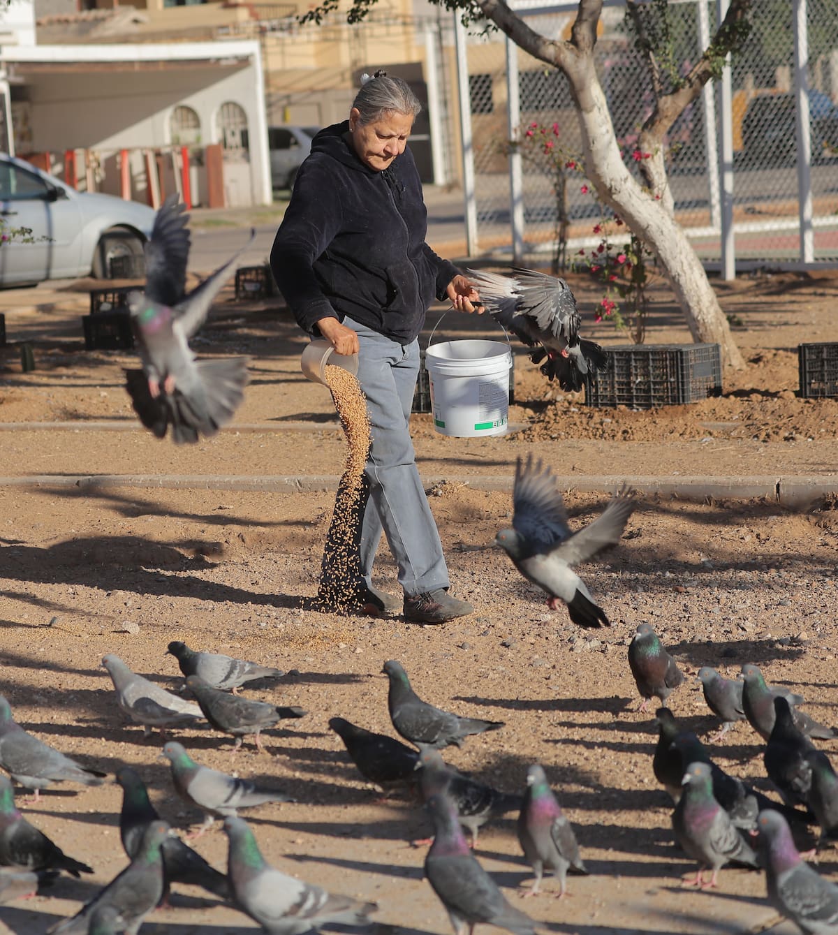 Magdalena realiza esta actividad desde hace dos años.