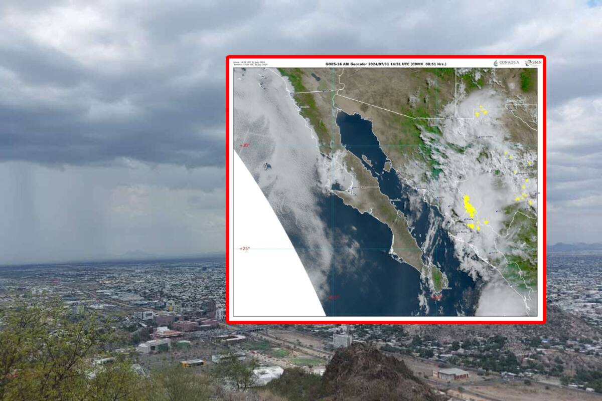 Alerta por tormentas en Hermosillo y otras partes de Sonora