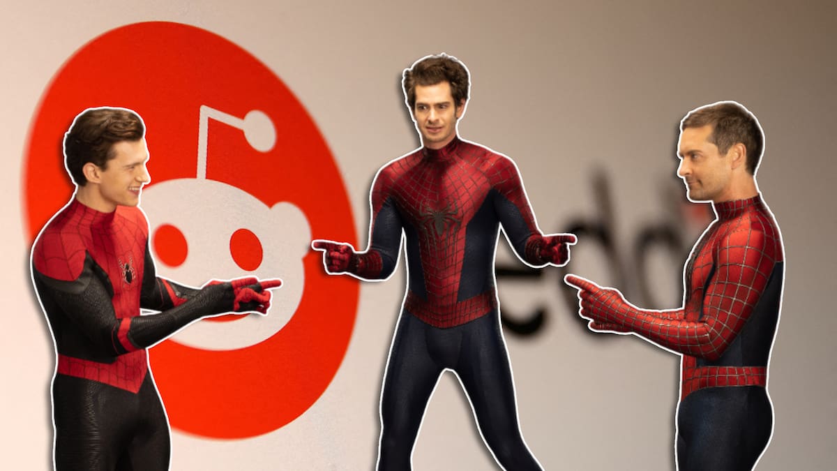 Un fanart en Reddit evitó una escena predecible en la entrada de Tobey Maguire y Andrew Garfield en Spider-Man: No Way Home / Foto: Especial
