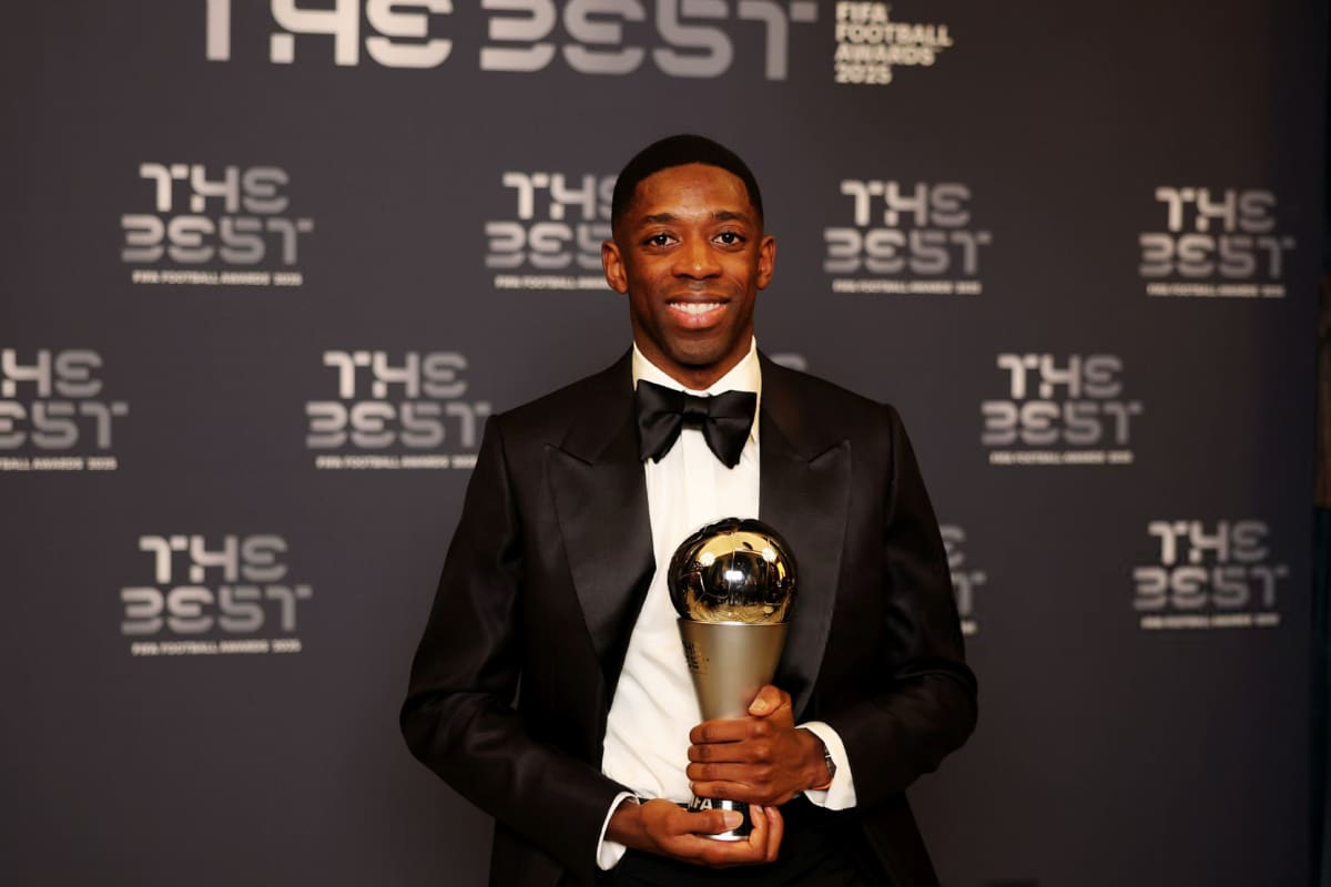 Ousmane Dembélé gana el premio The Best al Mejor Jugador del Año de la FIFA: Estos son todos los ganadores