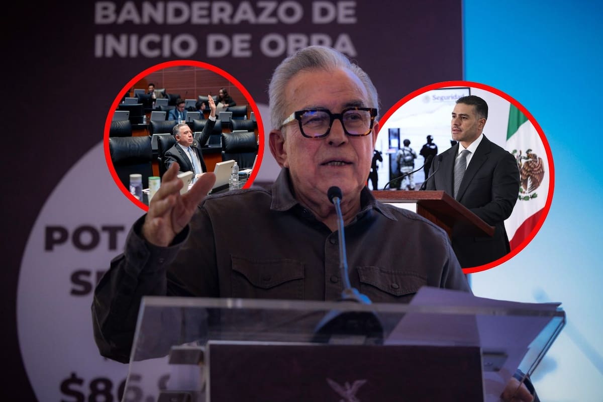 Harfuch aclara que Rocha Moya ya no tiene fuero tras pedir licencia como gobernador y confirma que la FGR definirá su situación jurídica mientras el senador Enrique Inzunza es el único que mantiene esa protección