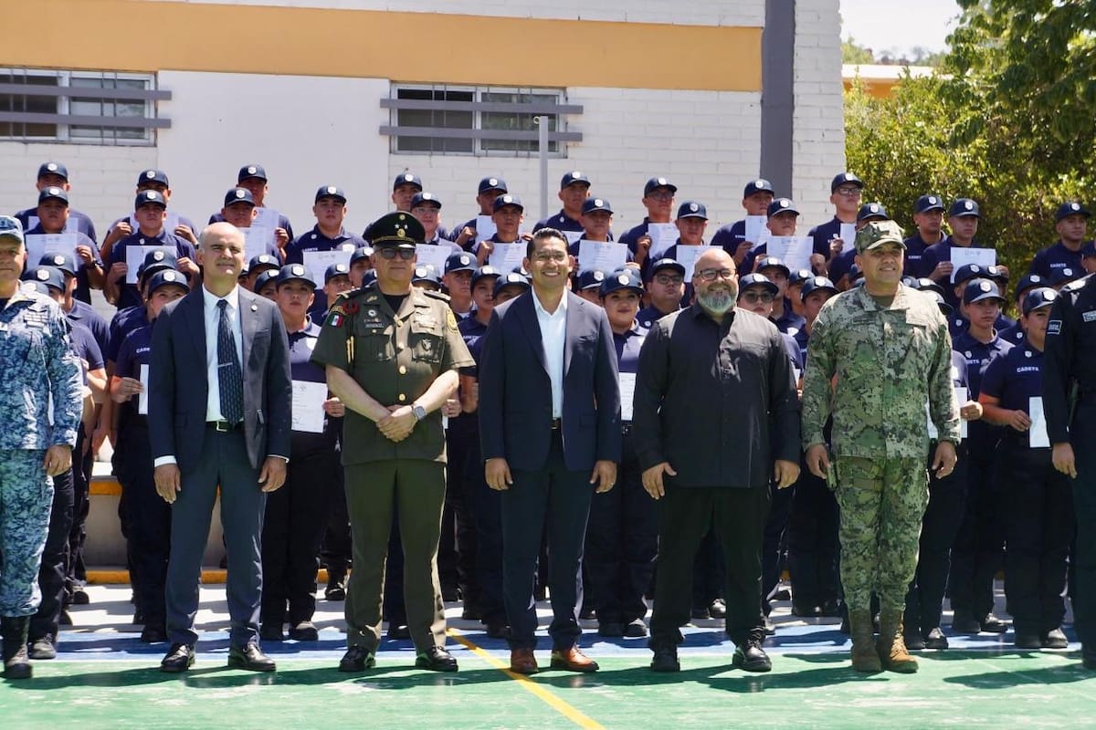 Destacan labor de gobernador Durazo por fortalecer fuerzas de seguridad