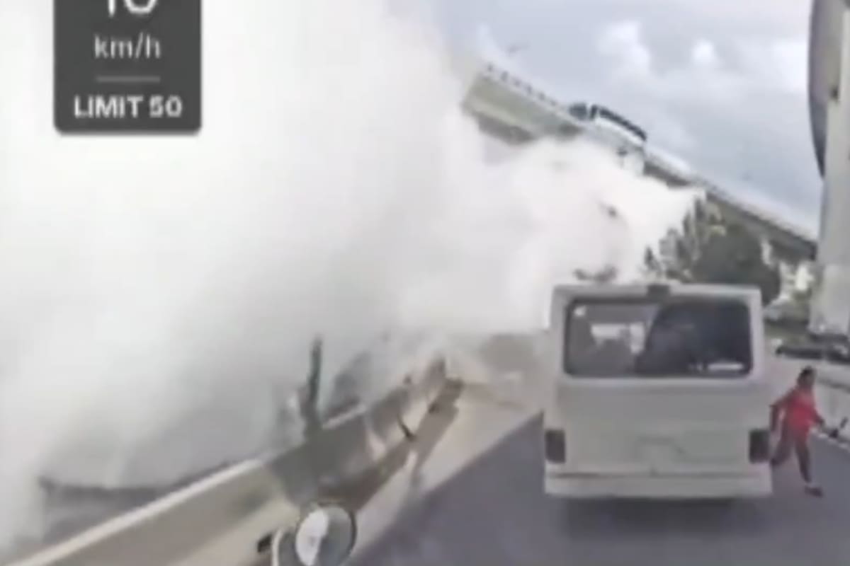 Captan en video el momento exacto de la explosión de pipa de gas en Iztapalapa