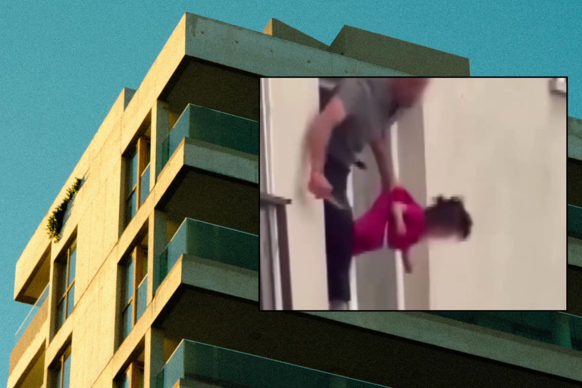 Tras pelear con su esposa, hombre agarró a su hija de 3 años como rehén y amenazó con lanzarla desde una ventana