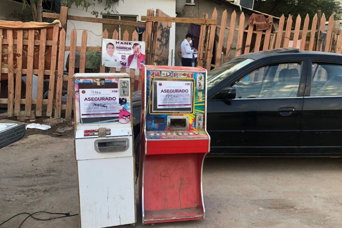 Decomisan más “maquinitas casino”