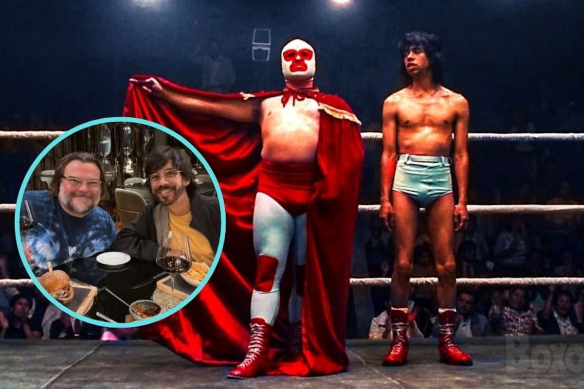 Jack Black y Héctor Jiménez se reencuentran en la Ciudad de México tras casi 20 años de “Nacho Libre”