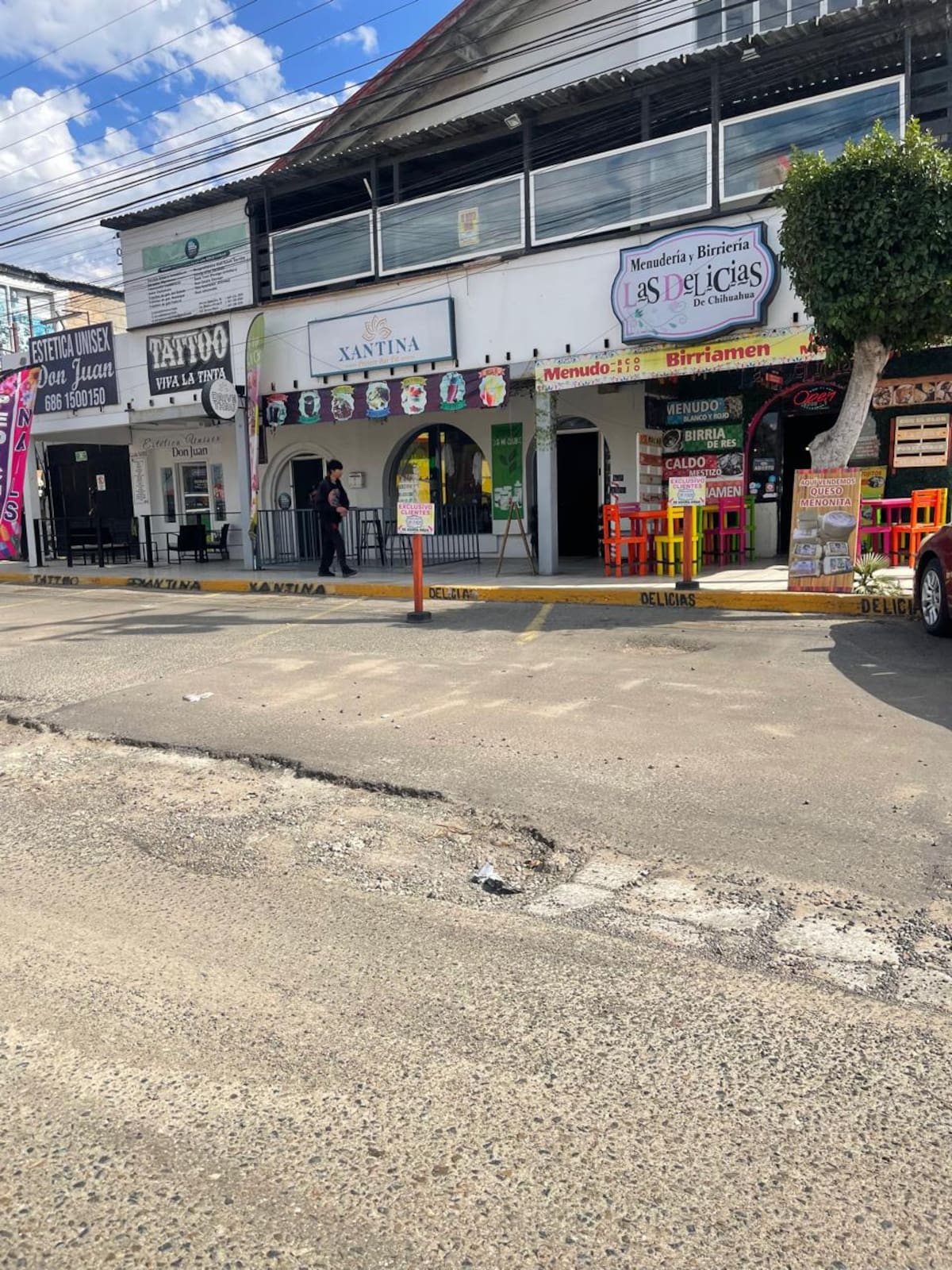 Las lluvias que incrementan su tamaño o generan nuevos. Foto: Carmen Gutiérrez