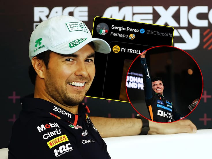 ¿Se burló de ellos? Así reaccionó Checo Pérez a la derrota de Red Bull en la F1